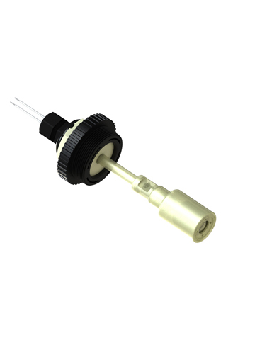 10-103-SS-KR 2" NPT Adapter + Slosh Shield — Kynar PVDF