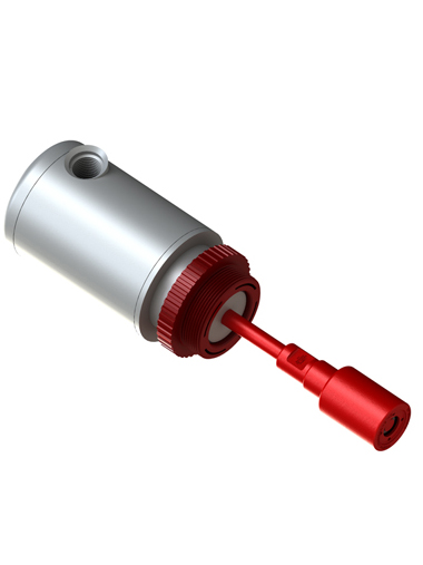 10-106-SS-AC Relay Housing (NPT+Adapter) + Slosh Shield — Acetal