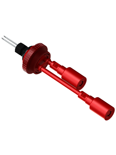 10-203-SS-AC 2" NPT Adapter + Receptacle + Slosh Shields — Acetal