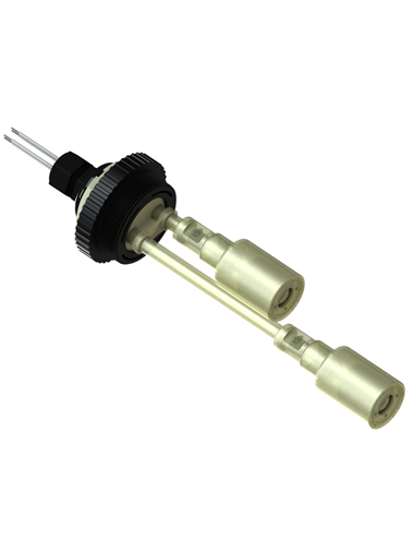 10-203-SS-KR 2" NPT Adapter + Receptacle + Slosh Shields — Kynar PVDF
