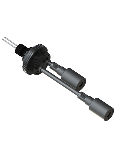 10-203-SS Two Level Switch Set — 2 inch NPT Adapter Receptacle with Slosh Shields