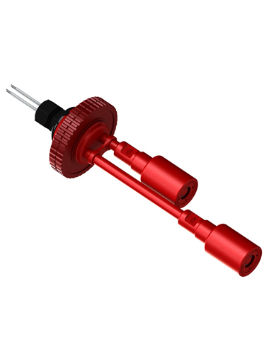 10-204-SS-AC Flange Mount + Slosh Shields — Acetal