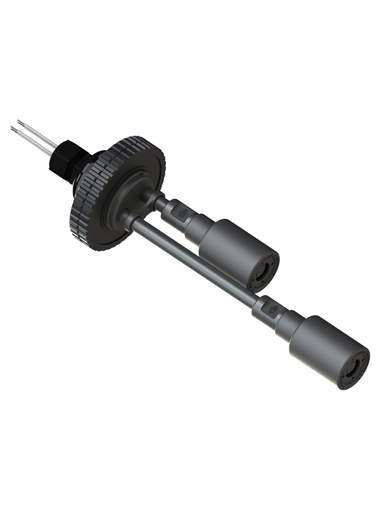 10-204-SS Two Level Switch Set — Flange Nut Receptacle with Slosh Shields