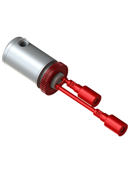 10-207-SS-AC Relay Housing (Flange) + Slosh Shields — Acetal