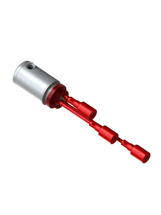 10-306-SS-AC Relay Housing (NPT+Adapter) + Slosh Shields — Acetal