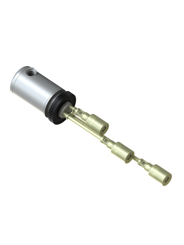 10-307-SS-KR Relay Housing (Flange) + Slosh Shields — Kynar PVDF