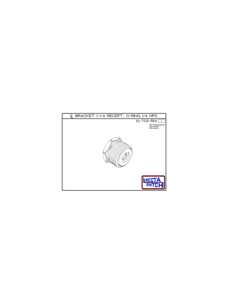 10-705-RM Hex Receptacle