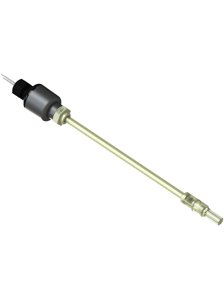 11-801-R-KR Bulkhead Vertical Mount + Receptacle — Kynar PVDF