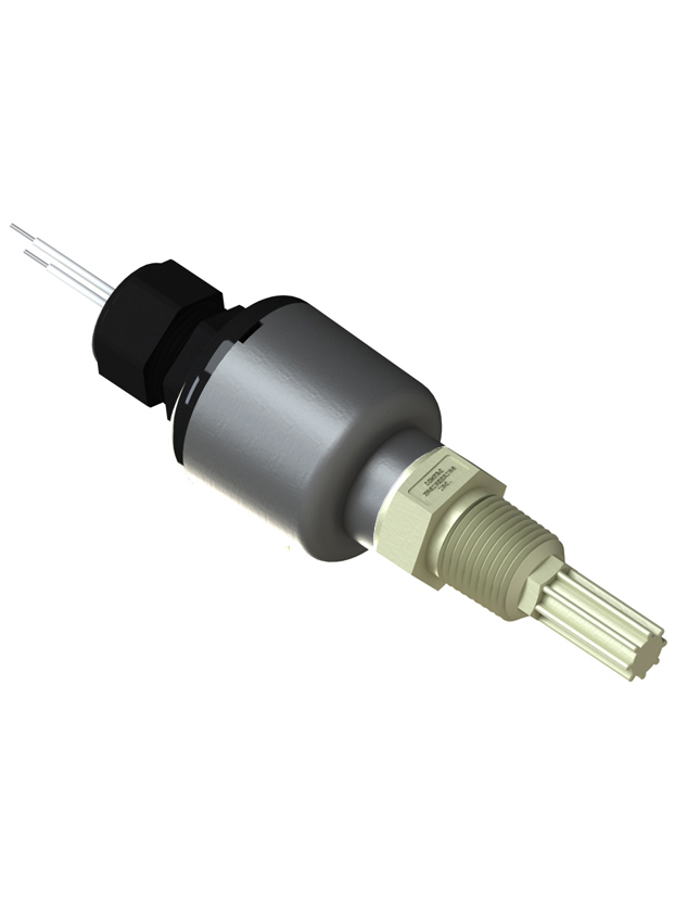 11-805-R-KR Compact Dual-Thread + Receptacle — Kynar PVDF