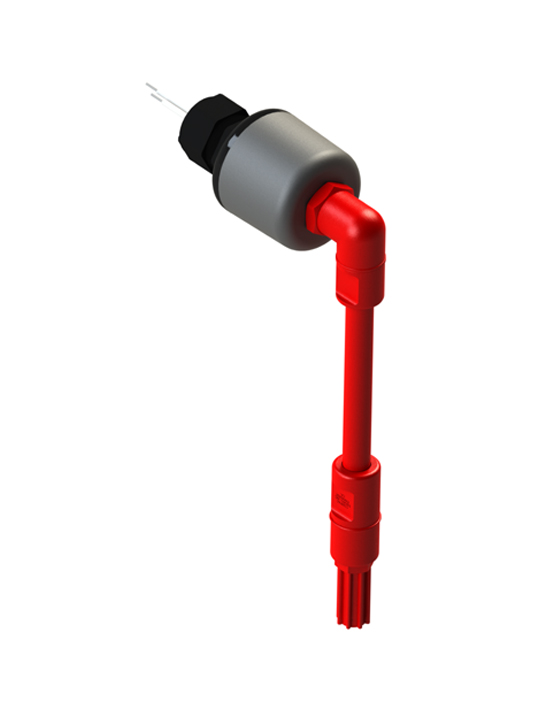 11-810-R-AC Angle Connector + Receptacle — Acetal