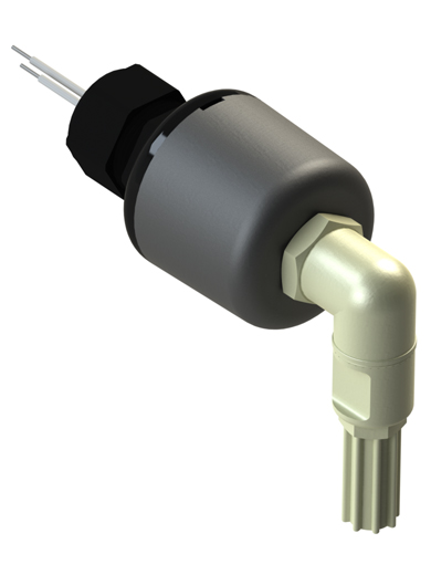 11-888-R-KR Compact Angle + Receptacle — Kynar PVDF