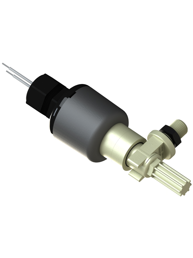 11-895-R-KR Snap-In Bracket + Receptacle — Kynar PVDF