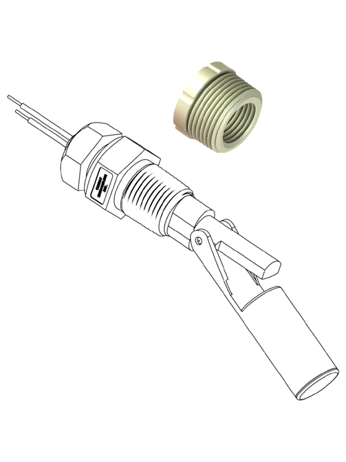 15-600-AD-KR 3/4" NPT Adapter — Kynar PVDF