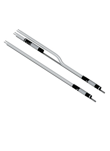 Compac 20-728 Series 20 switch set — switch assemblies mounted on the PVC rod