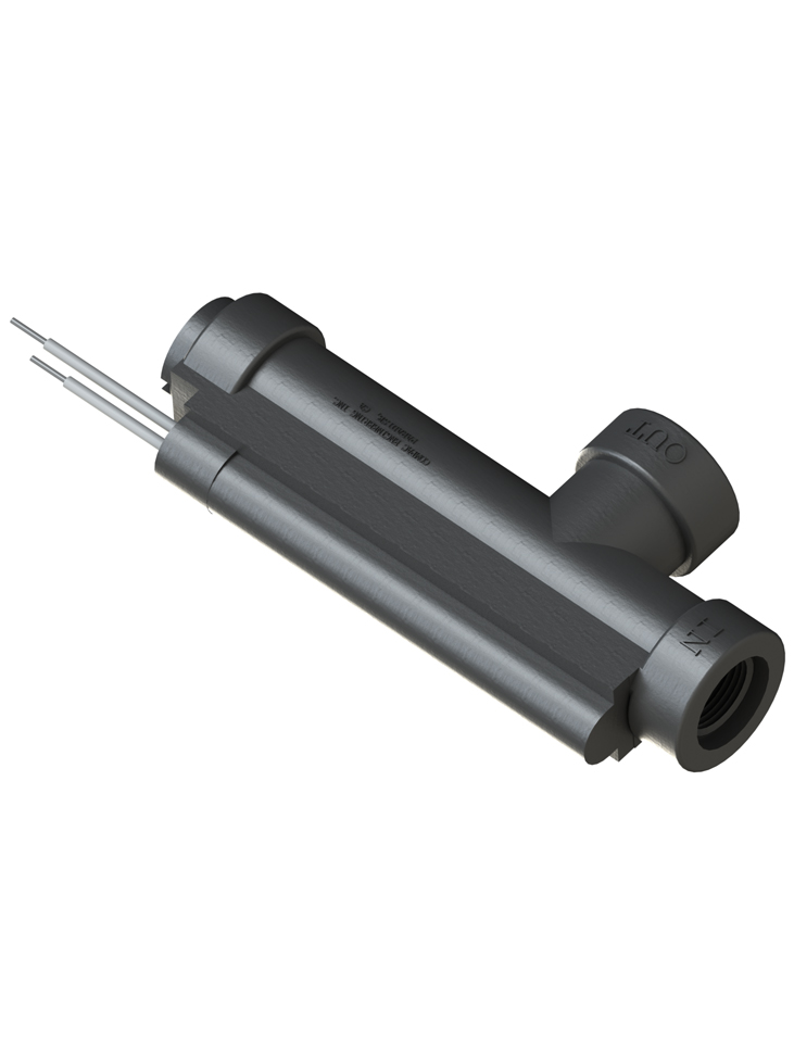 5-20 Angle Body Flow Switch — the core of the Series 5 flow detection system