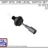 10-103-SS-PP 2" NPT Vertical Mounted One Level Extended Stem Shielded Level Switch Set (Polypropylene) features a 1-1/4" NPT wiring receptacle providing a weather tight chamber for wire splices, a 2" NPT adapter, extended stem hardware and a slosh shield.