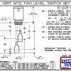 Diagram - 10-206-KR Multi Level Switch 2" NPT Relay Housing Vertical Mounted Two Level extended Stem Shielded level switch Set (Kynar). 1-1/4" NPT Relay Housing featured in this multi level switch set provides a liquid tight chamber for your control relay