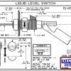 Diagram - 15-650-KR Liquid Level Switch is the "Quintessential" side mounted level switch. 15-650 level switches are made up of two cleverly sculptured, injection molded sections. A housing section, containing a sealed in glass magnetic switch and a float