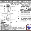 Diagram - 10-204-KR-BLK Flange Vertical Mounted Two Level Shielded Multi Level Switch Set (Kynar) features a 1-1/4" NPT wiring receptacle providing a weather tight chamber for wire splices, slosh shields and our unique flange nuts.Kynar Liquid Level Switc