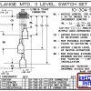 Diagram - 10-304-SS-KR Multi Level Switch Flange Vertical Mounted Shielded Three Level Switch Set (Kynar) features a 1-1/4" NPT wiring receptacle providing a weather tight chamber for wire splices, slosh shields and our unique flange nuts.Kynar Liquid Lev