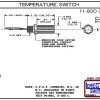 11-800-AC Bimetallic Temperature Switch (Acetal) - OEM 10 Pack -5380
