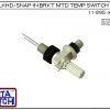 11-895-KR Bimetal 1/4 Bulkhead / Snap-In Bracket Mounted Temperature Switch Set (PVDF Kynar)-0