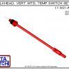 11-801-AC 1/4 Bulkhead Mounted Temperature Probe / Bimetal Temperature Switch Set (Acetal) - OEM 10 Pack -0