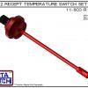 11-803-R-AC 2" NPT Wire Receptacle Temperature Probe / Bimetal Temperature Switch Set (Acetal)-0
