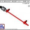 11-809-R-AC Snap-In Bracket Mounted Wire Receptacle Temperature Probe / Bimetal Temperature Switch Set (Acetal) - OEM 10 Pack-0