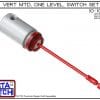 10-106-AC 2" NPT Relay Housing 1 Level Extended Stem Level Switch Set (Acetal)-0