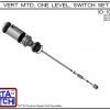 10-106-AC 2" NPT Relay Housing 1 Level Extended Stem Level Switch Set (Acetal)-6256