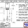 10-106-AC 2" NPT Relay Housing 1 Level Extended Stem Level Switch Set (Acetal)-6255