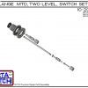 10-204-AC Flange Mounted Two Level Float Switch Set (Acetal) - OEM 10 Pack -6395