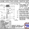 10-204-AC Flange Mounted Two Level Float Switch Set (Acetal) - OEM 10 Pack -6396