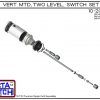10-206-PP 2" NPT Relay Housing 2 Level Drum Float Switch Set (Polypropylene) - OEM 10 Pack -6420