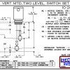 10-206-PP 2" NPT Relay Housing 2 Level Drum Float Switch Set (Polypropylene) - OEM 10 Pack -6418