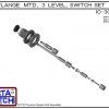 10-304-AC Flange Mounted 3 Level Switch Set (Acetal)-6554