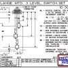10-304-AC Flange Mounted 3 Level Switch Set (Acetal)-6555