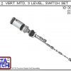 Exploded View - 10-306-AC 2" NPT Mounted Relay Housing 3 Level Drum Float Switch Set (Acetal)
