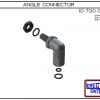10-700-CA-KR Angle connector (PVDF Kynar) - 10 Pack - Image 4
