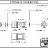 10-700-CS Straight Connector (Acetal) - Image 3
