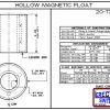 20-720-AC 2” Level Switch Float (Acetal) - Image 3