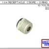 10-700-RS-KR  1-1/4  NPT C’bore + O ring Wiring Receptacle. (PVDF Kynar) - Image 2