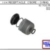 10-700-RS-KR  1-1/4  NPT C’bore + O ring Wiring Receptacle. (PVDF Kynar) - Image 4