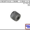 10-700-RT-PP  1-1/4  NPT C’bore + O ring ¼ NPS Wiring Receptacle (Polypropylene) - Image 2