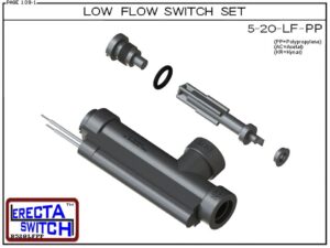 - ERECTA SWITCH 5-20-LF-PP Ultra Low Flow Switch Set - Polypropylene