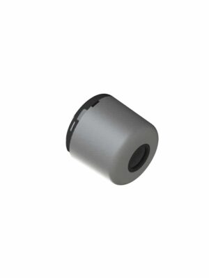 10-701-RT-PP Round Receptacle with C’bore + O ring ¼ NPS Wiring. (Polypropylene) - 10 Pack