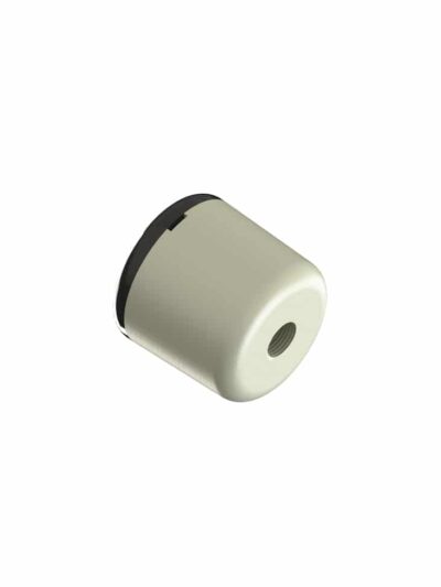 10-701-R4-KR Round Wiring Receptacle with 1/8 NPT THD (PVDF Kynar) - 10 Pack