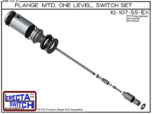 10-107-SS-KR Flange Mtd Relay Housing 1 Lvl Ext Stem Shielded Level Switch Set (PVDF Kynar) - Image 4