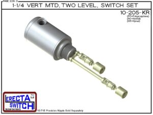 10-205-KR 1-1/4" NPT Relay Housing Extended Two Level Switch Set (PVDF Kynar) - OEM 10 Pack - Image 2